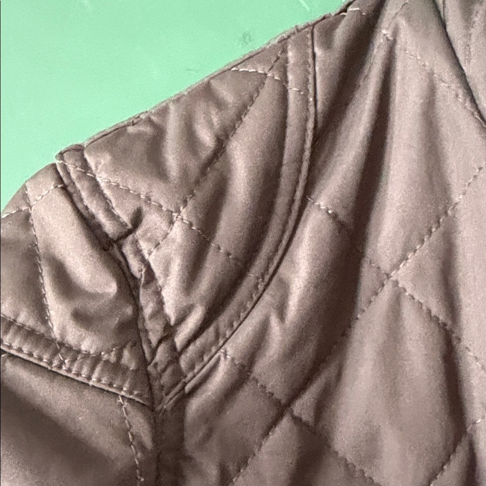 J. WHISTLER Full Zip Mock Neck Water Resistant Heavy Quilted Jacket 14/16 - Picture 7 of 11